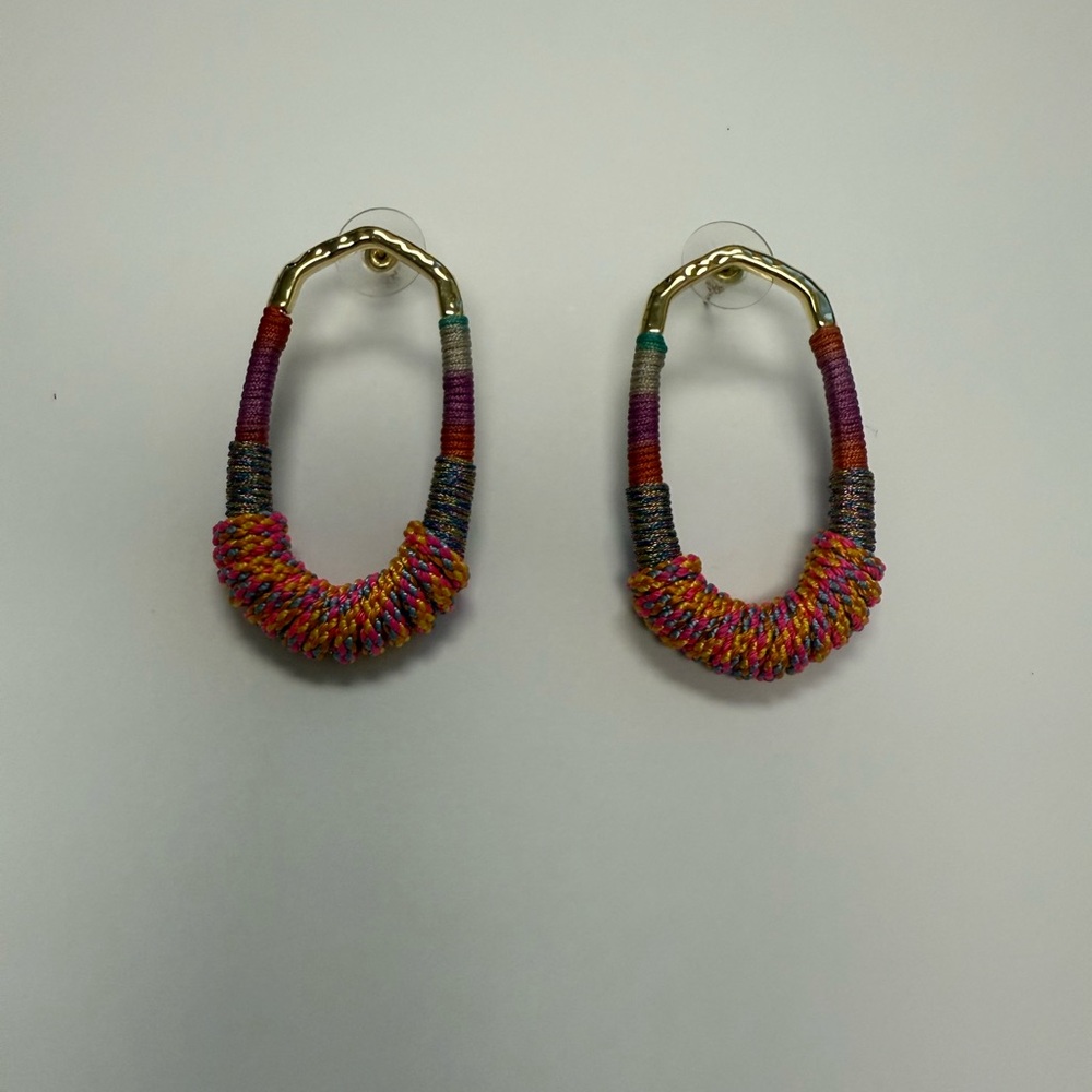 Kendra Scott Gold and Pink Earrings